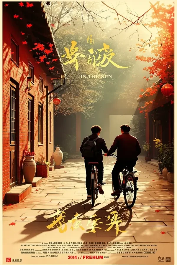 阳光灿烂的日子 电影海报